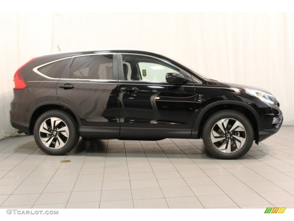 2016 CR-V Touring AWD - Crystal Black Pearl / Black photo #3