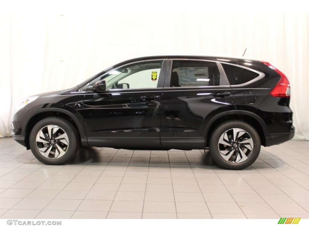 2016 CR-V Touring AWD - Crystal Black Pearl / Black photo #5