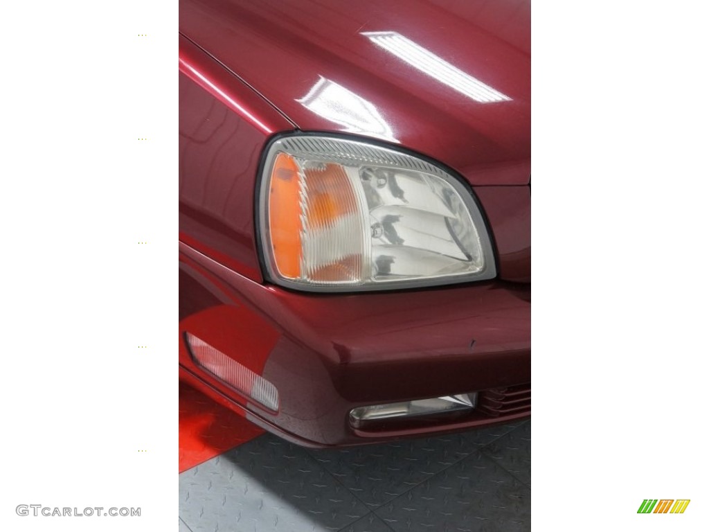 2002 DeVille DTS - Crimson Pearl / Dark Gray photo #55