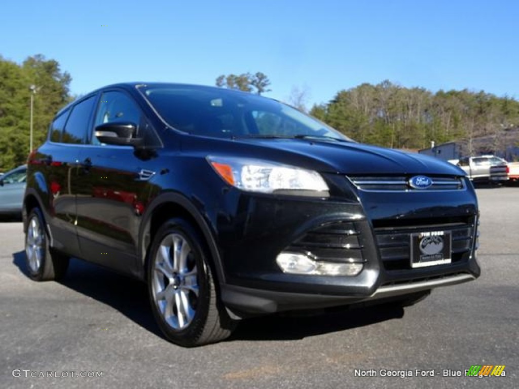 2013 Escape SEL 1.6L EcoBoost - Tuxedo Black Metallic / Charcoal Black photo #7