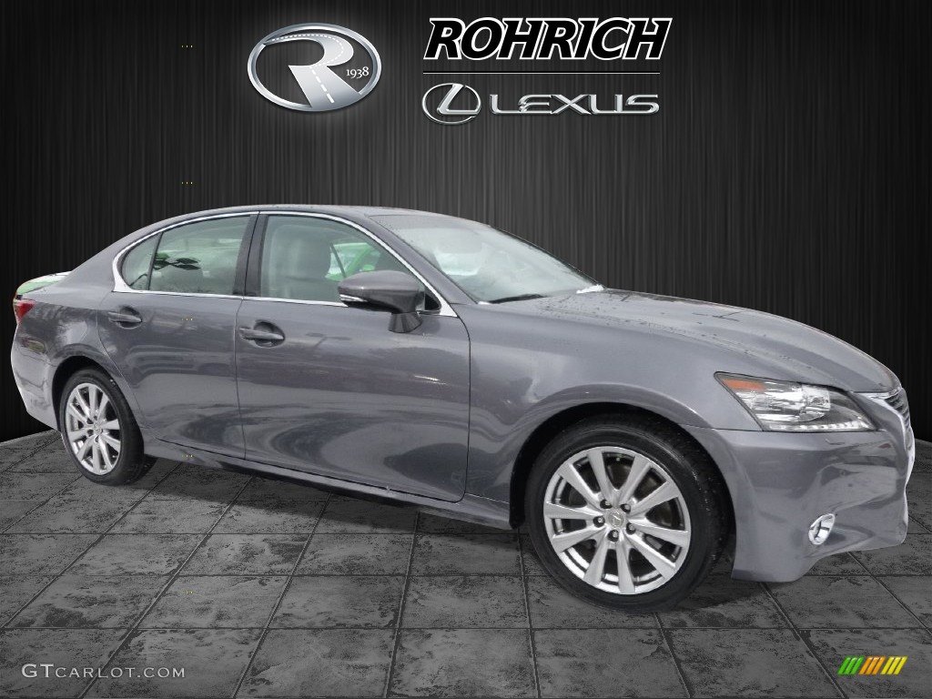 2013 GS 350 AWD - Nebula Gray Pearl / Light Gray photo #1
