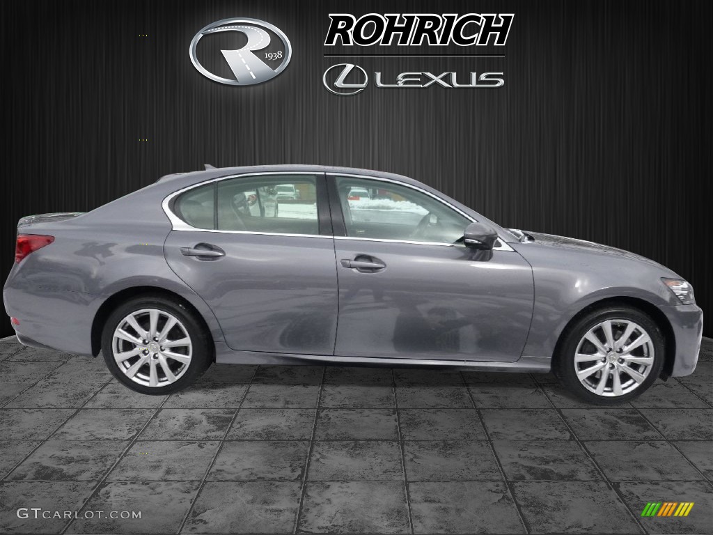 2013 GS 350 AWD - Nebula Gray Pearl / Light Gray photo #2