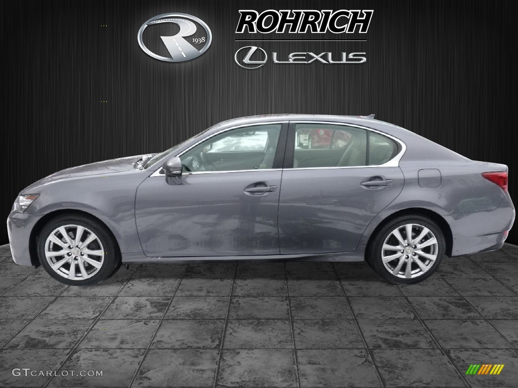 2013 GS 350 AWD - Nebula Gray Pearl / Light Gray photo #4