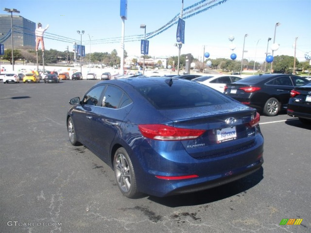 2017 Elantra Limited - Lakeside Blue / Gray photo #9