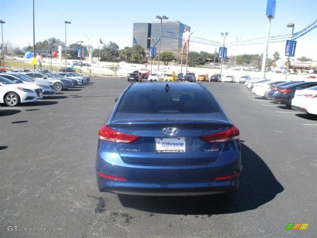 2017 Elantra Limited - Lakeside Blue / Gray photo #10