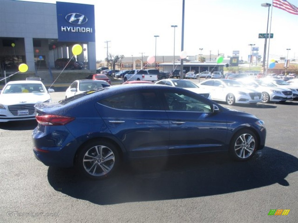2017 Elantra Limited - Lakeside Blue / Gray photo #12