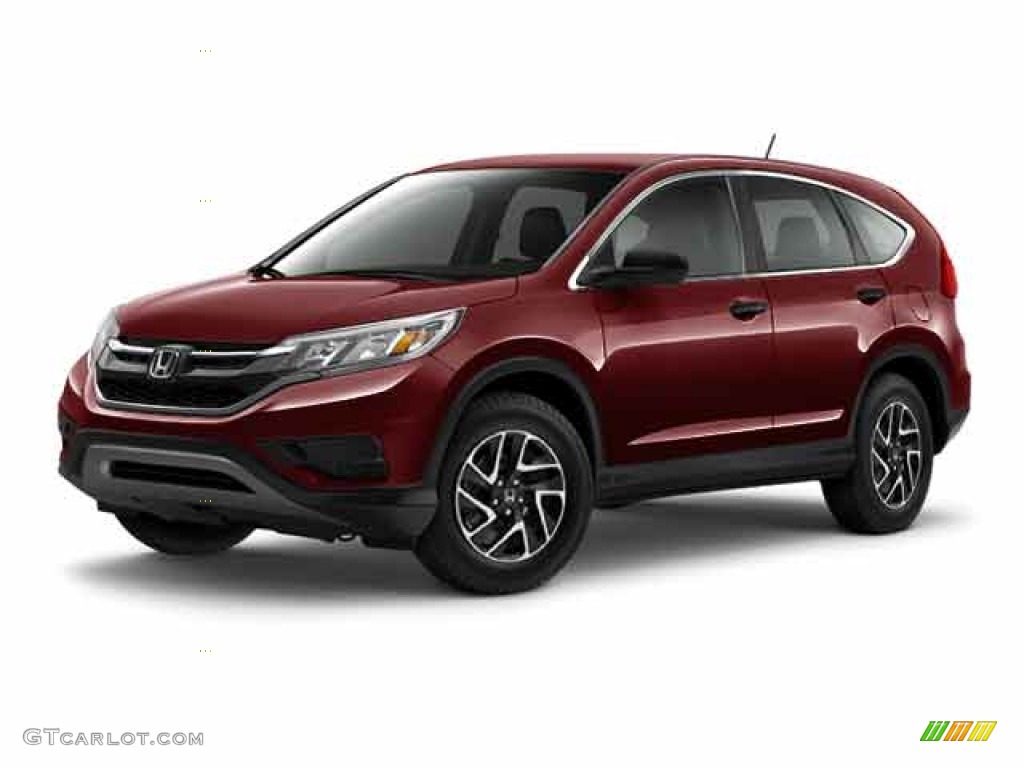 2016 CR-V SE - Basque Red Pearl II / Gray photo #18
