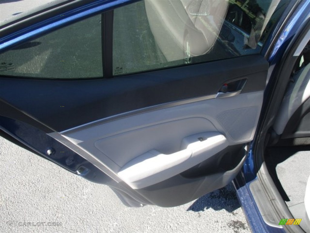 2017 Elantra Limited - Lakeside Blue / Gray photo #20