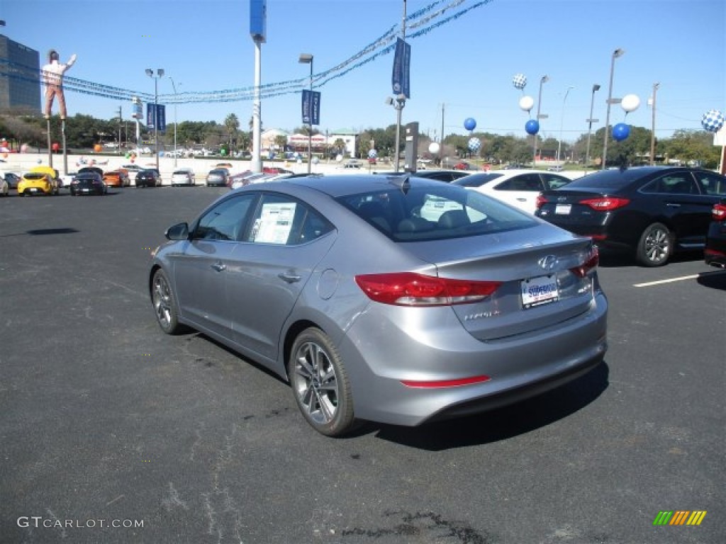 2017 Elantra Limited - Gray / Black photo #9