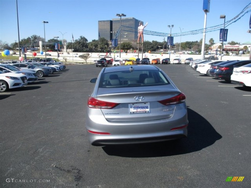 2017 Elantra Limited - Gray / Black photo #10