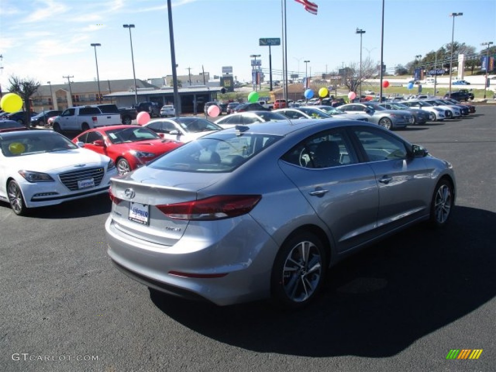 2017 Elantra Limited - Gray / Black photo #11