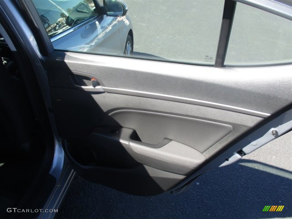 2017 Elantra Limited - Gray / Black photo #15