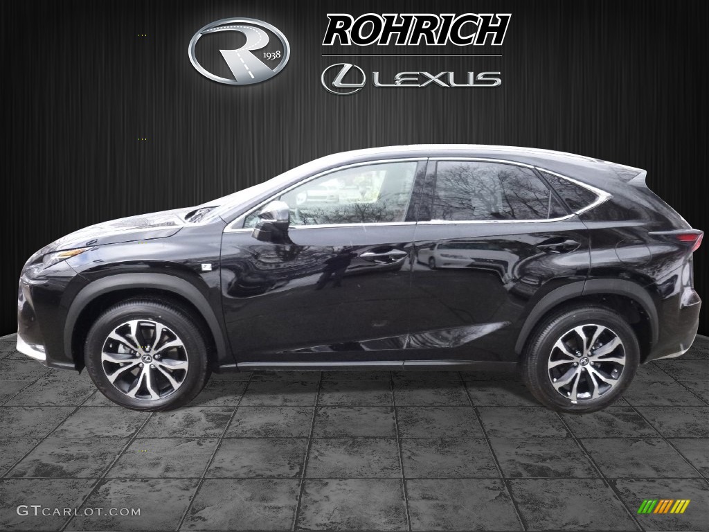 2016 NX 200t F Sport AWD - Obsidian Black / Rioja Red photo #4