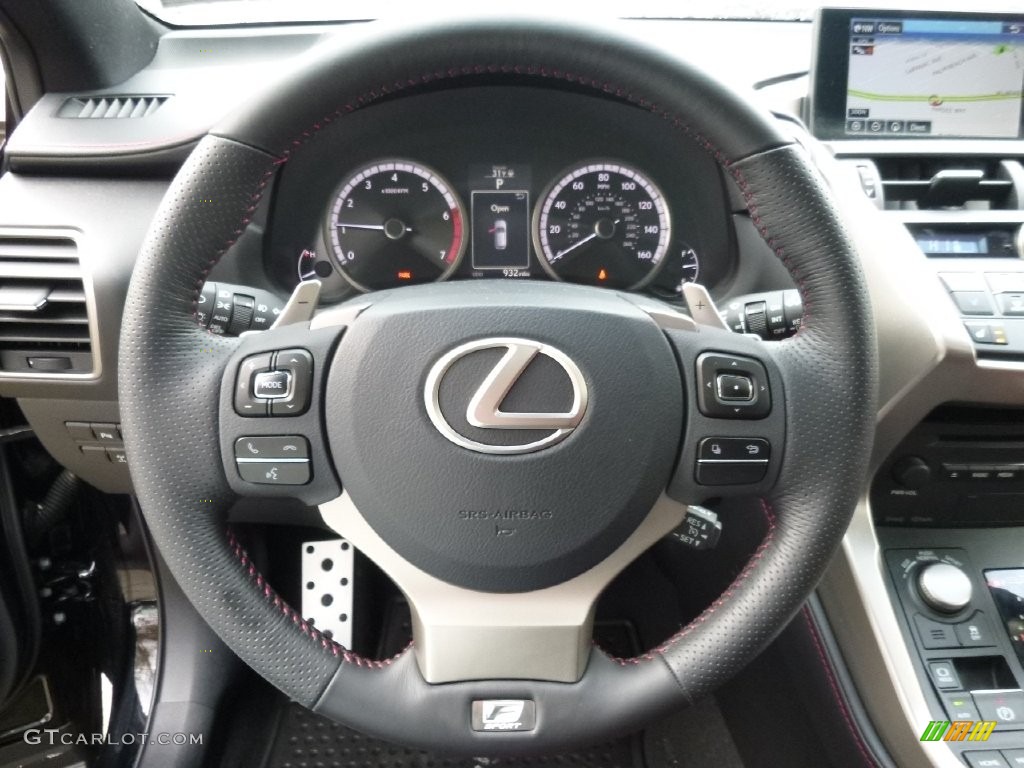 2016 NX 200t F Sport AWD - Obsidian Black / Rioja Red photo #20