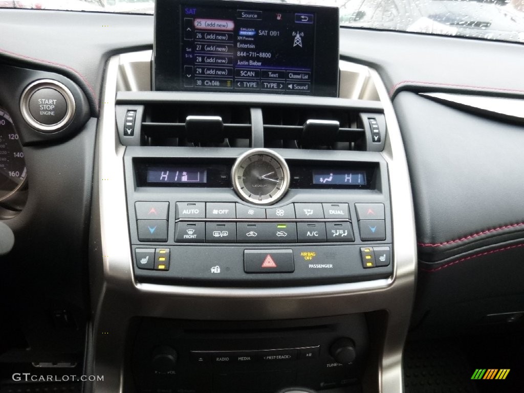 2016 NX 200t F Sport AWD - Obsidian Black / Rioja Red photo #24