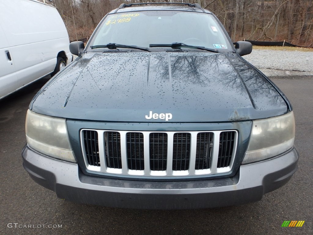 2004 Grand Cherokee Laredo 4x4 - Onyx Green Pearl / Sandstone photo #6