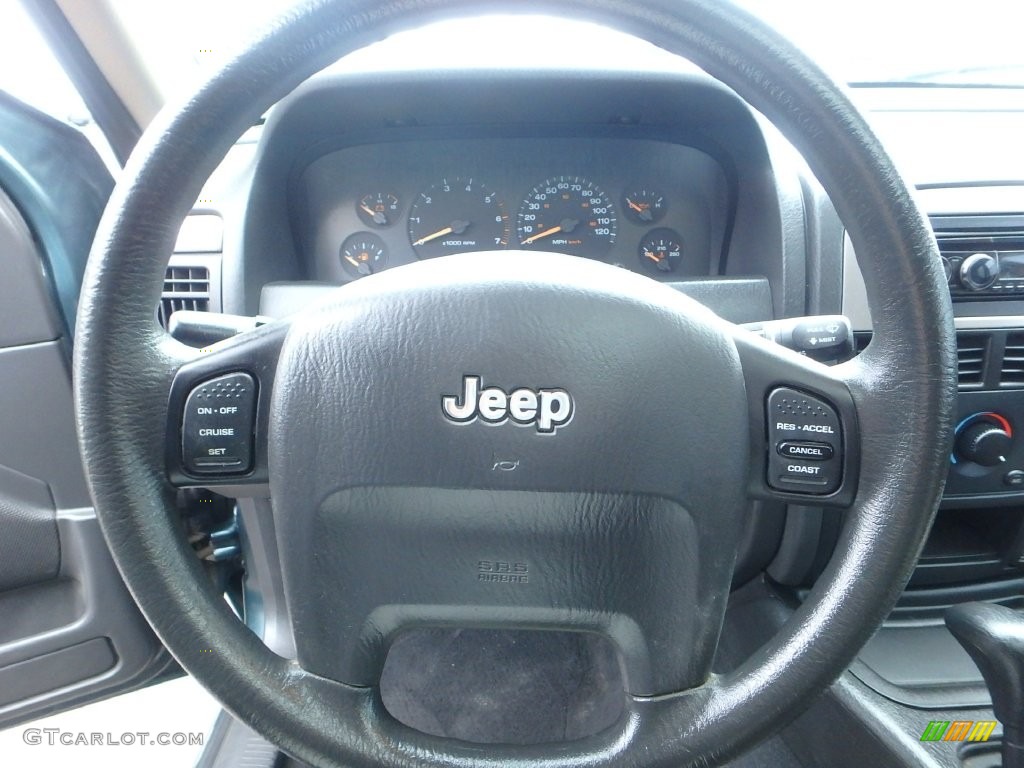 2004 Grand Cherokee Laredo 4x4 - Onyx Green Pearl / Sandstone photo #14