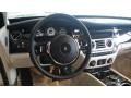 2015 Rolls-Royce Wraith Creme Light Interior Steering Wheel Photo