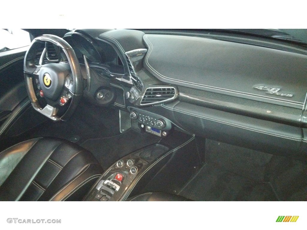 2013 458 Spider - Bianco Avus (White) / Nero photo #7