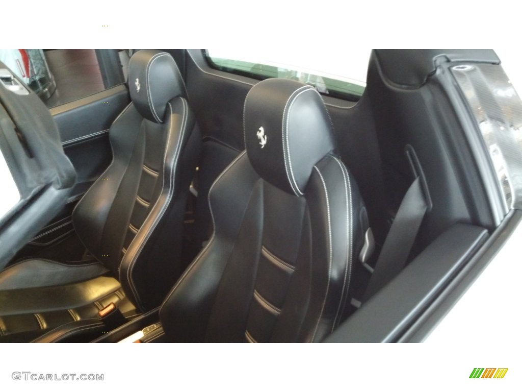 2013 458 Spider - Bianco Avus (White) / Nero photo #9