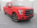 2016 Race Red Ford F150 Lariat SuperCrew  photo #2