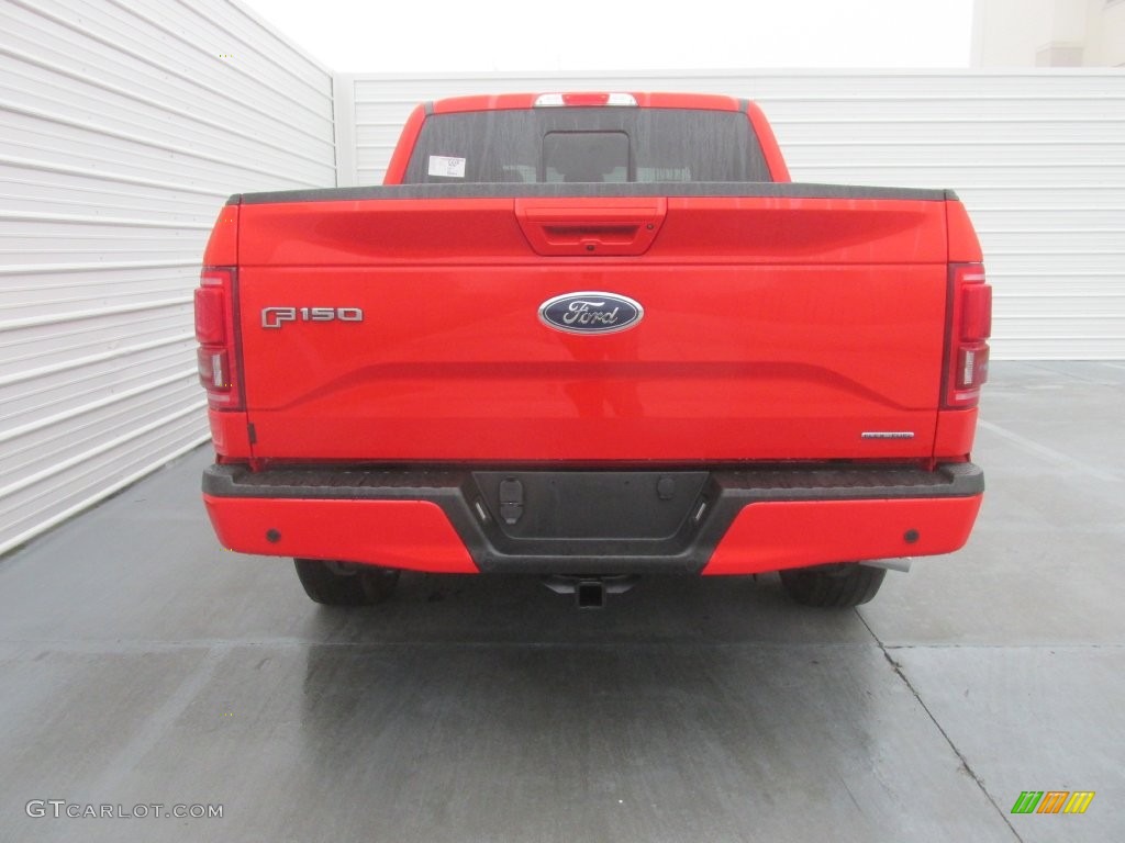 2016 F150 Lariat SuperCrew - Race Red / Black photo #5