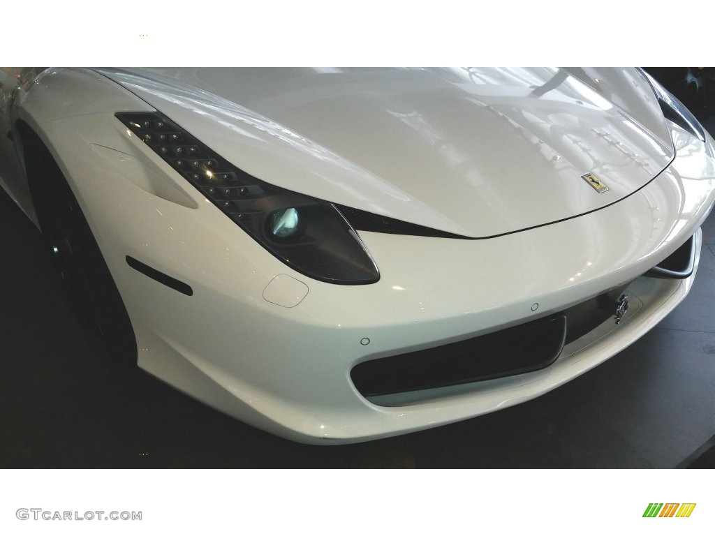 2013 458 Spider - Bianco Avus (White) / Nero photo #17