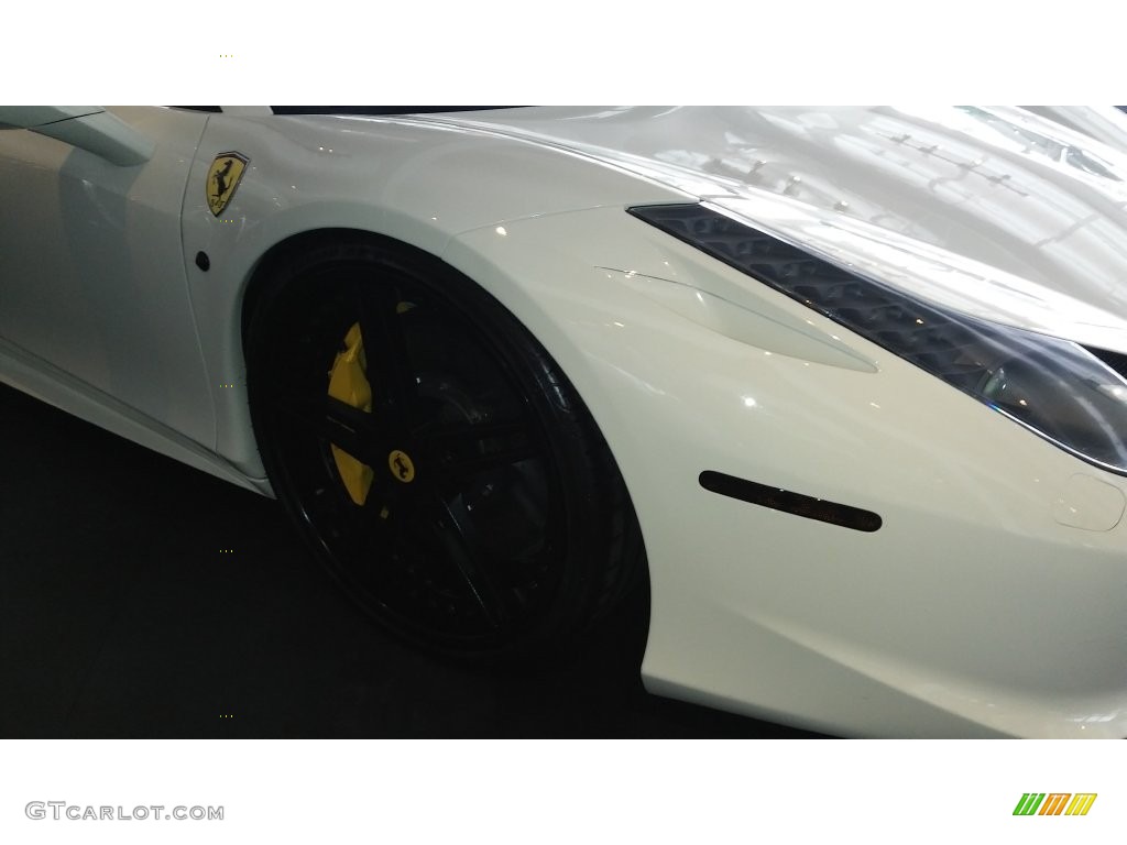 2013 458 Spider - Bianco Avus (White) / Nero photo #22