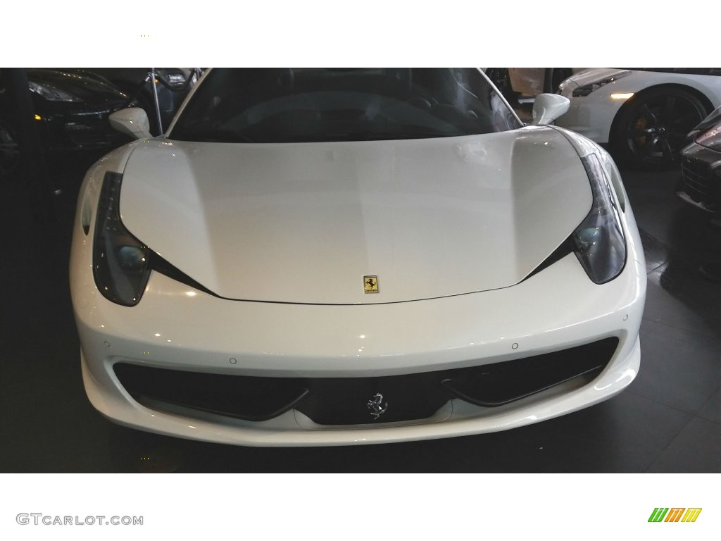 2013 458 Spider - Bianco Avus (White) / Nero photo #24