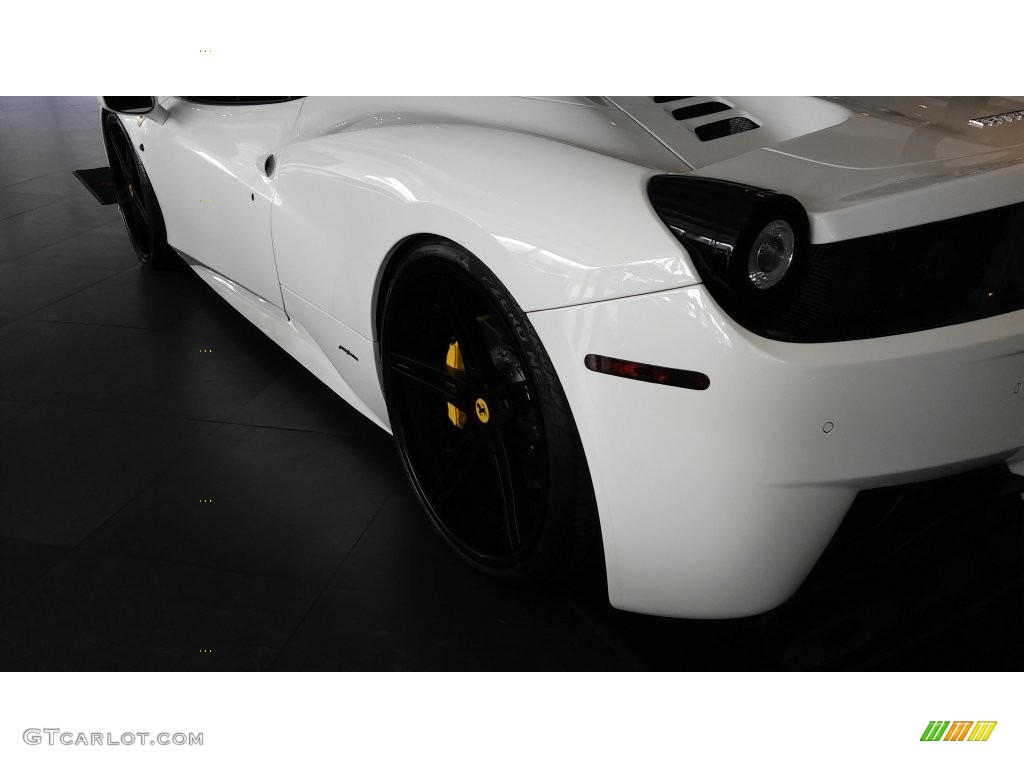 2013 458 Spider - Bianco Avus (White) / Nero photo #26