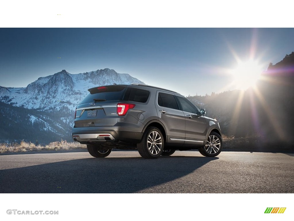 2016 Explorer XLT 4WD - Ingot Silver Metallic / Ebony Black photo #6