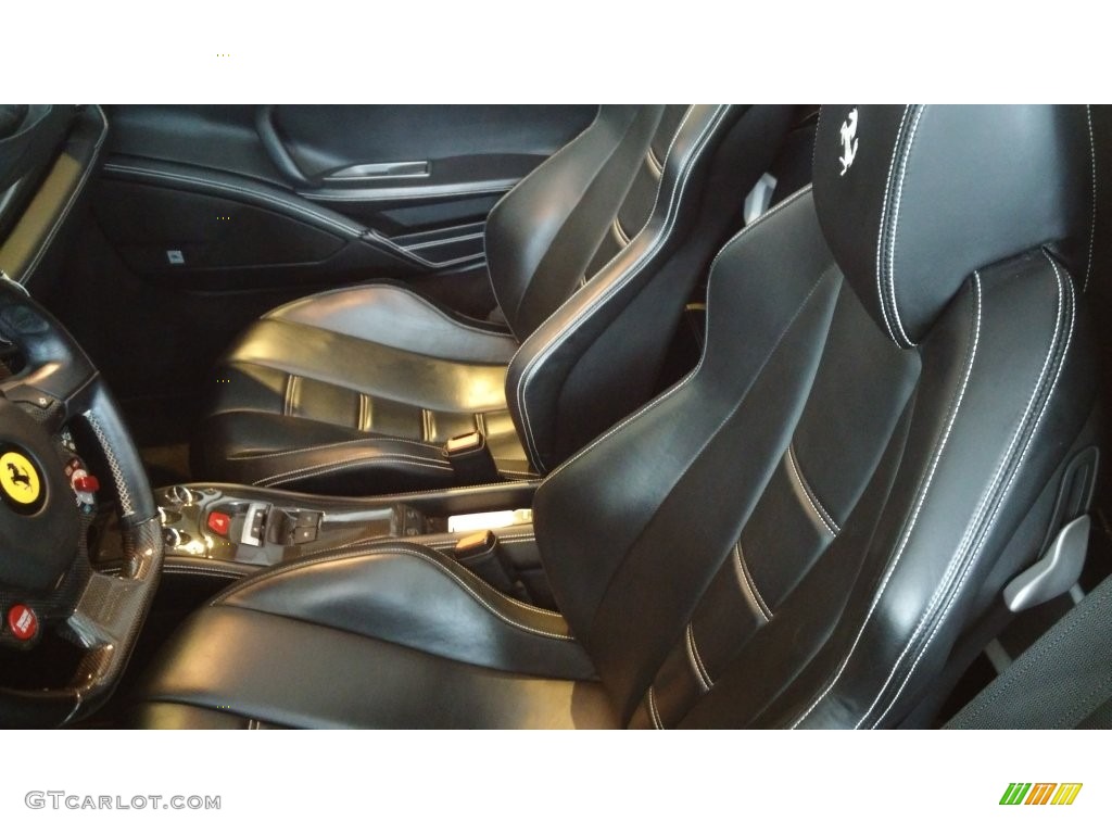 2013 458 Spider - Bianco Avus (White) / Nero photo #34