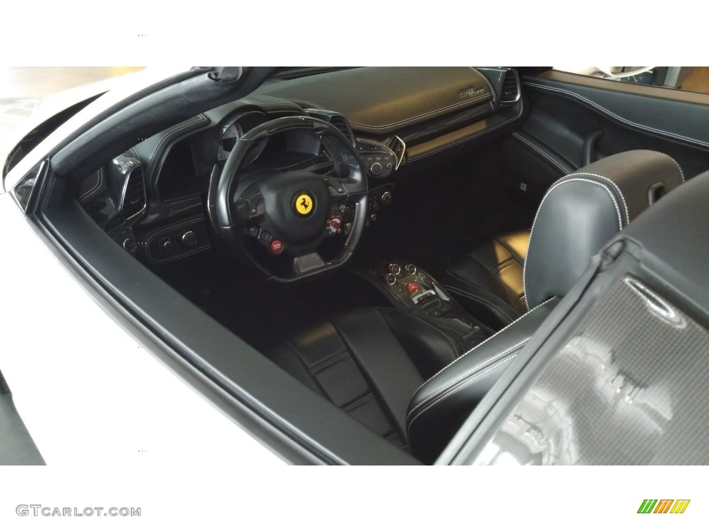 2013 458 Spider - Bianco Avus (White) / Nero photo #41