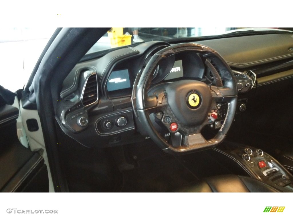 2013 458 Spider - Bianco Avus (White) / Nero photo #42