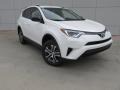 2016 Super White Toyota RAV4 LE  photo #1