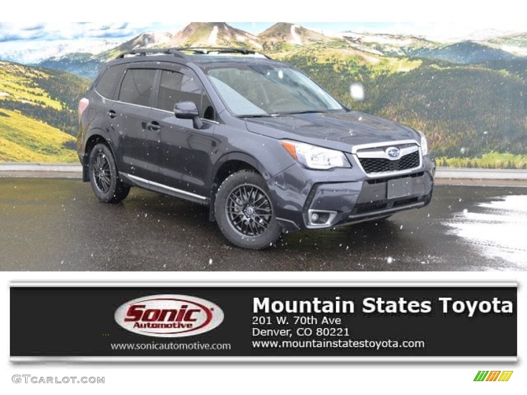 2016 Forester 2.0XT Touring - Crystal Black Silica / Black photo #1