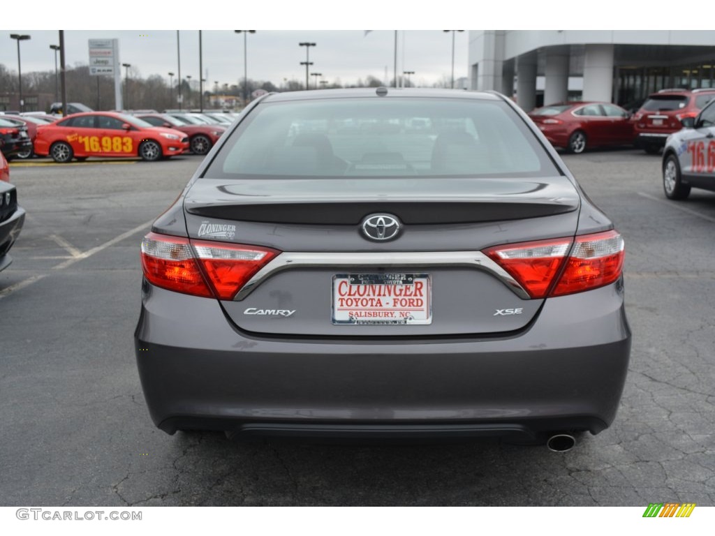 2015 Camry XSE - Predawn Gray Mica / Black photo #4