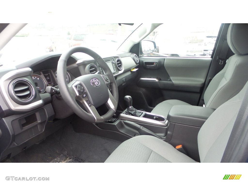 2016 Tacoma SR Access Cab 4x4 - Blazing Blue Pearl / Cement Gray photo #7