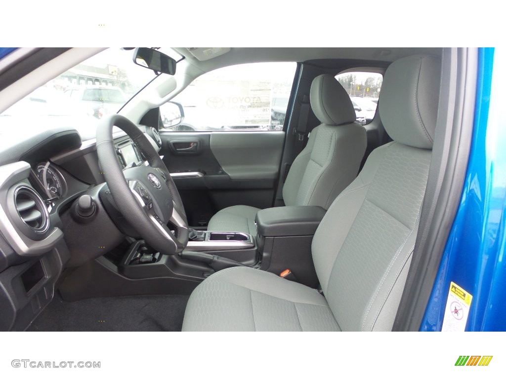 2016 Tacoma SR Access Cab 4x4 - Blazing Blue Pearl / Cement Gray photo #8