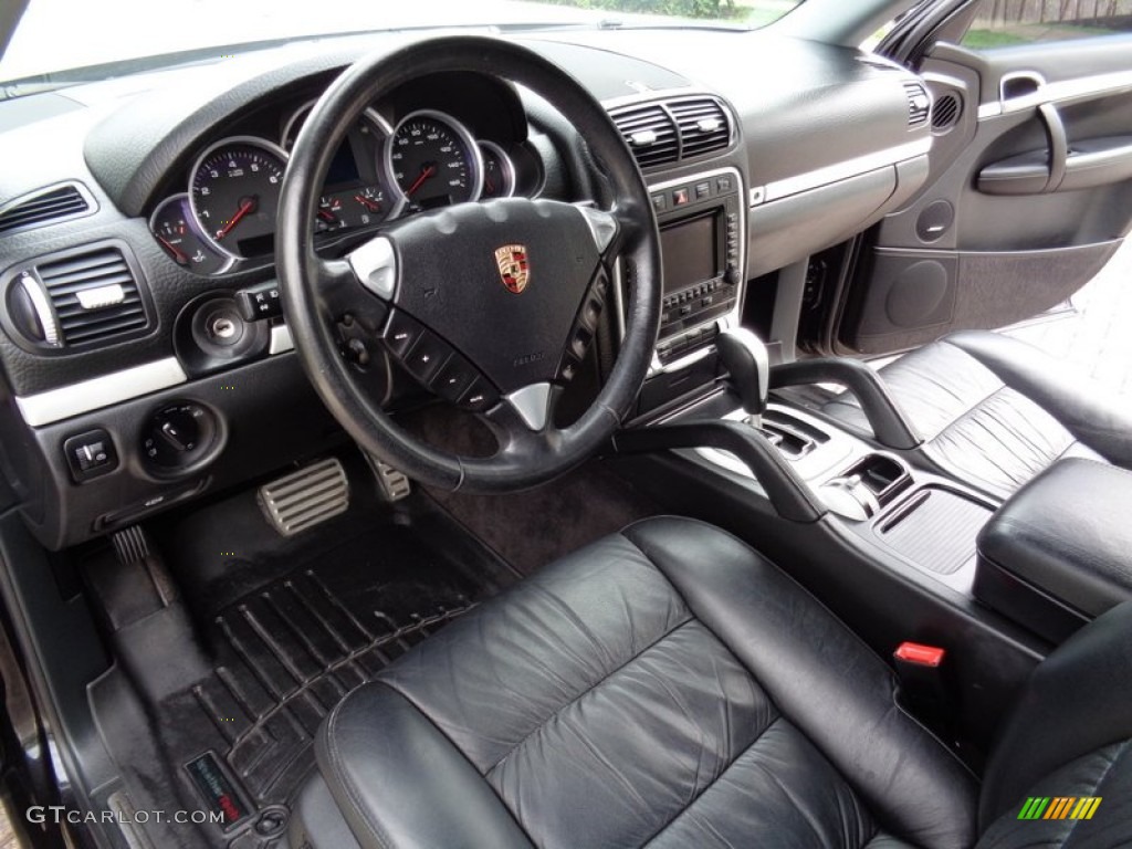 Black Interior 2006 Porsche Cayenne S Photo #110482541