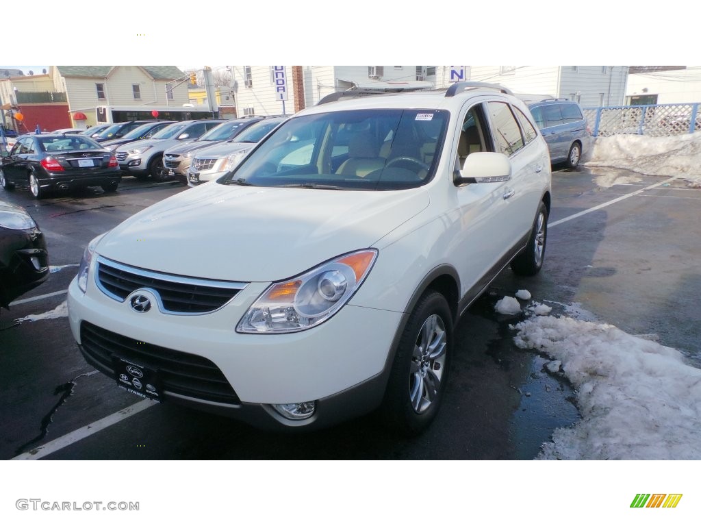 2012 Veracruz Limited AWD - Stone White / Beige photo #3