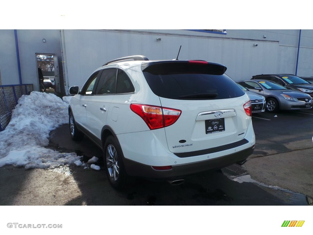 2012 Veracruz Limited AWD - Stone White / Beige photo #4