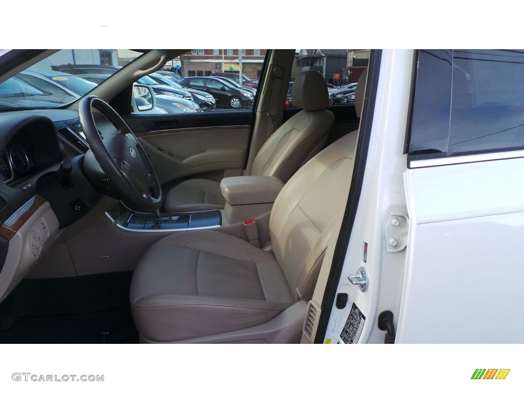 2012 Veracruz Limited AWD - Stone White / Beige photo #8