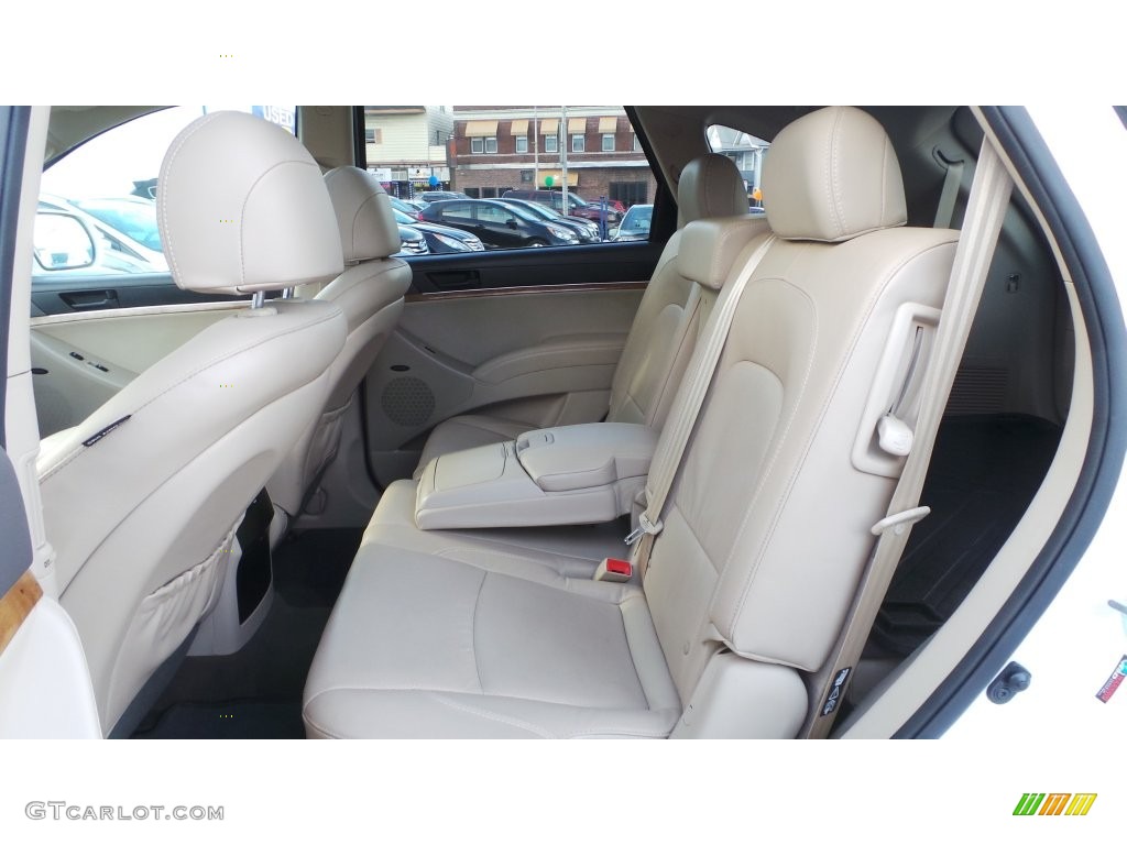 2012 Veracruz Limited AWD - Stone White / Beige photo #10