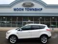 2015 White Platinum Metallic Tri-Coat Ford Escape Titanium 4WD  photo #7