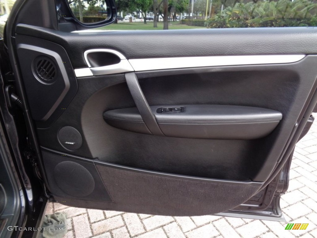 2006 Porsche Cayenne S Black Door Panel Photo #110483315