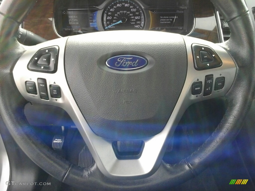 2015 Taurus Limited - Ingot Silver Metallic / Charcoal Black photo #12