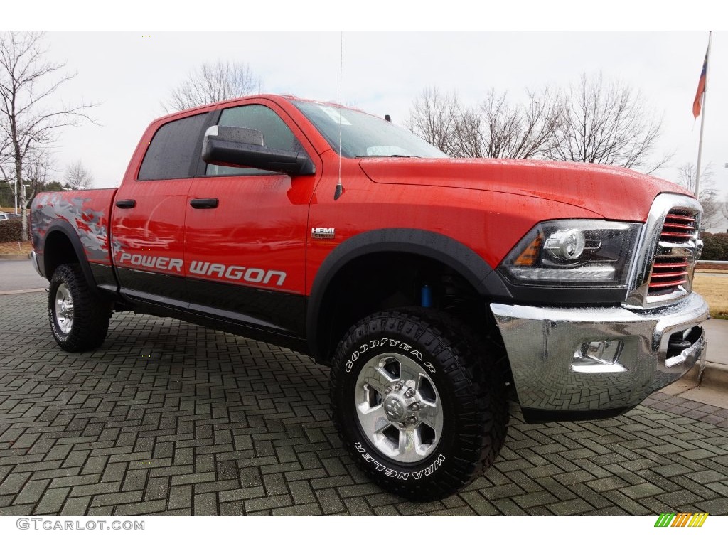 Flame Red 2016 Ram 2500 Power Wagon Crew Cab 4x4 Exterior Photo #110485127