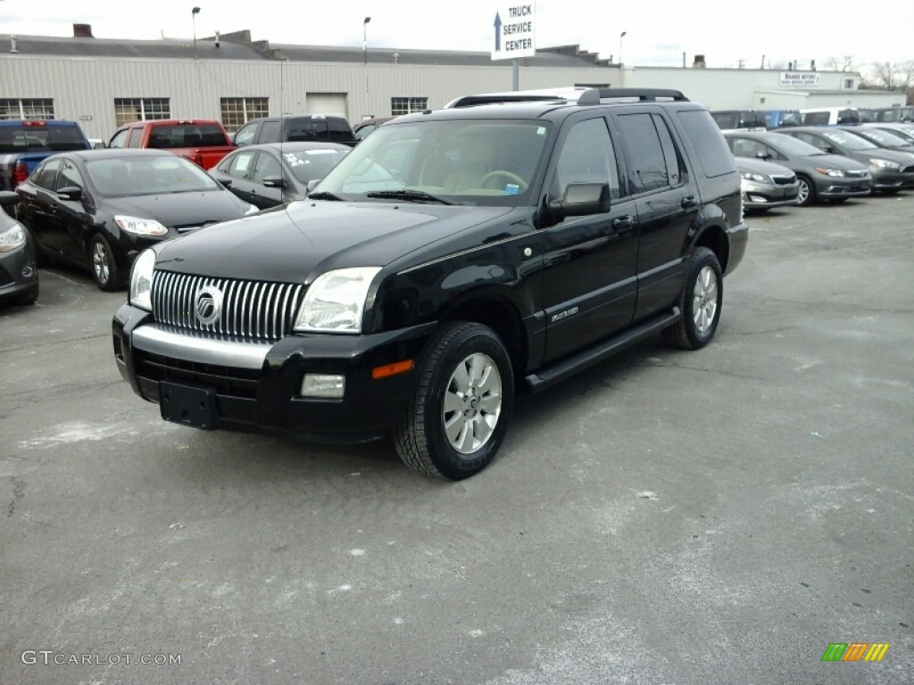 2007 Mountaineer AWD - Black / Camel photo #3