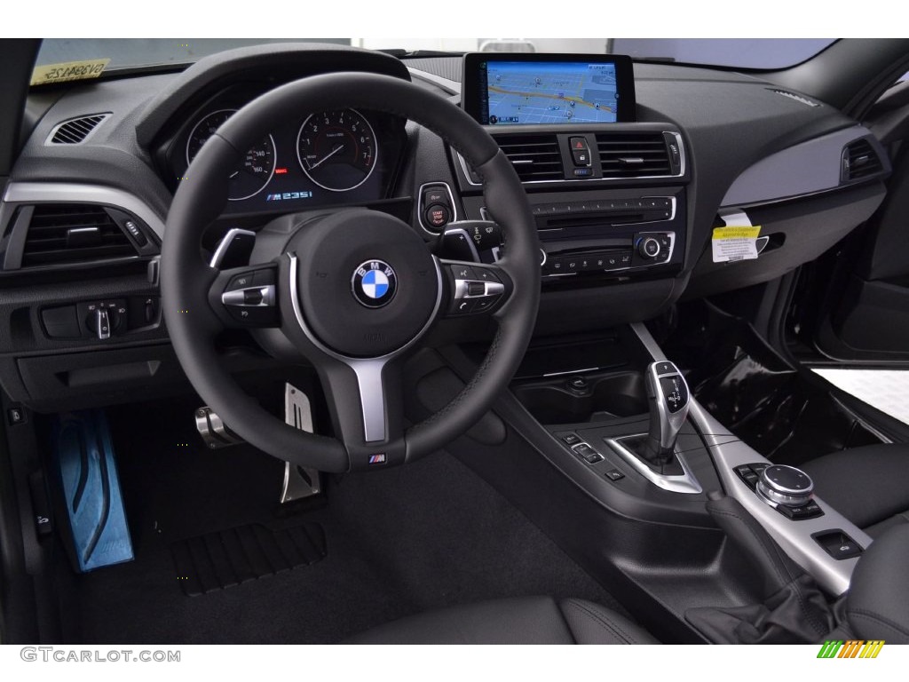 Black Interior 2016 BMW M235i Convertible Photo #110486810